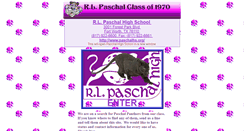 Desktop Screenshot of paschalclassof70.com