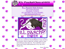 Tablet Screenshot of paschalclassof70.com